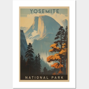 Yosemite National Park Vintage Travel Poster Posters and Art